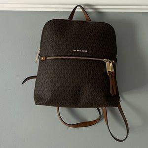 Michael Kors Brown Backpack